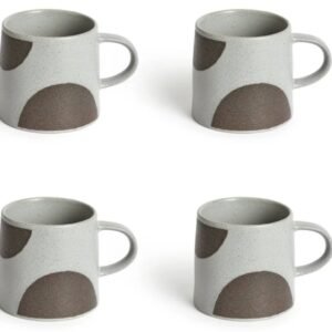 Ceramic Handmade Mug Stoneware with a Toasty Speckled White & Brown Glaze