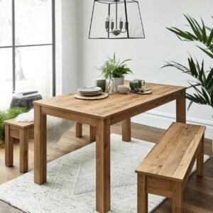 Madrid _Oak Effect 4 seater Dining Table