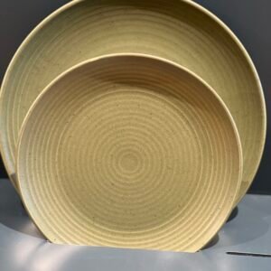 Handmade stoneware dinner plate | Everyday flat plates