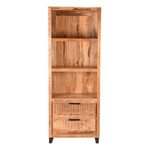 Roma Bookcase Rough Mango Wood